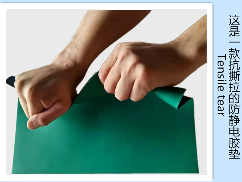 Thảm trải bàn chống tĩnh điện, thảm sửa chữa cao su tĩnh thân thiện với môi trường, thảm trải bàn cao su phòng thí nghiệm, thảm trải sàn chống trượt, chống mài mòn, chống cháy