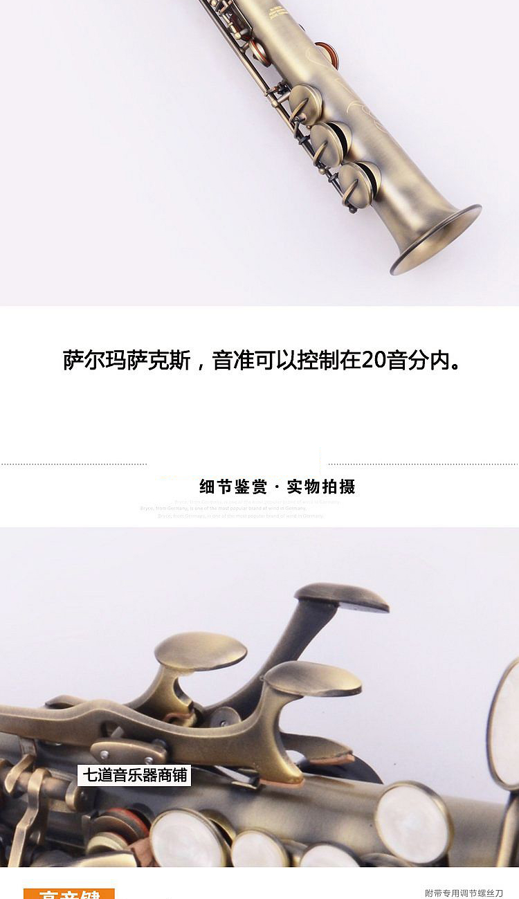 Sax Selma treble drop B có thể điều chỉnh saxophone SAS-R54 alto sax cao - Nhạc cụ phương Tây kèn trombone