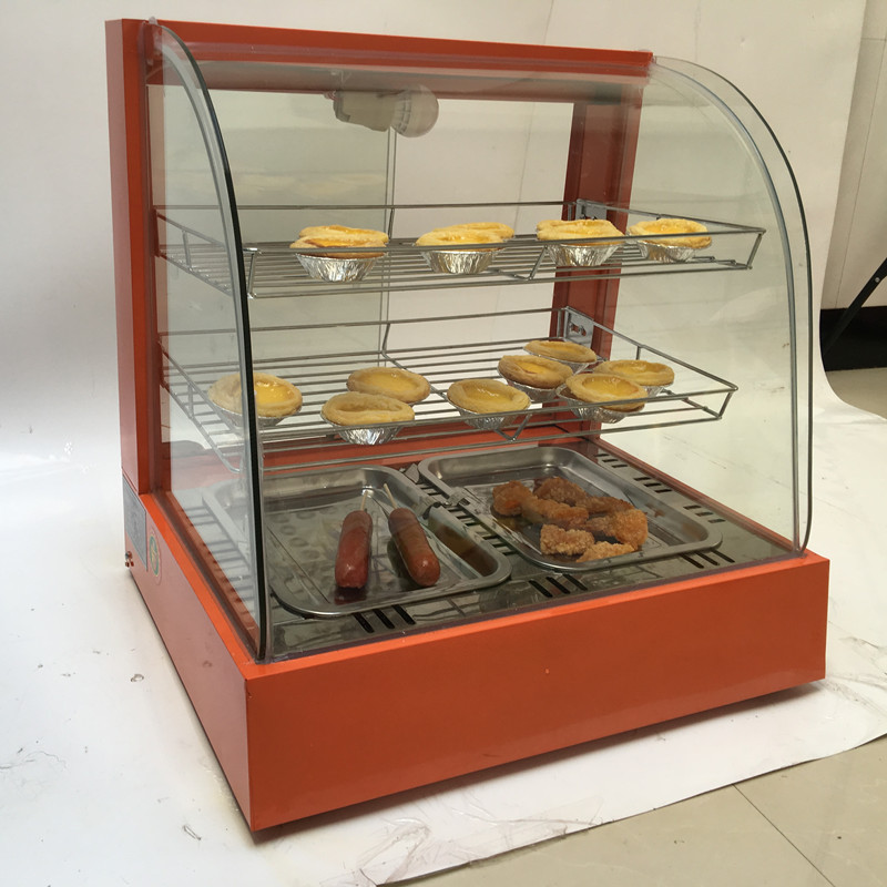 Small insulated cabinet commercial deli burger display case KFC Bao kitchenware city painter scorpion ant teddy dog