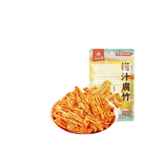 岳阳楼捞汁腐竹手工挑皮香辣味平江特产零食