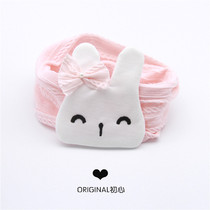 Baby hair with Korean knit cotton baby headwear newborn protective halter hair band with baby cute without stranglehead