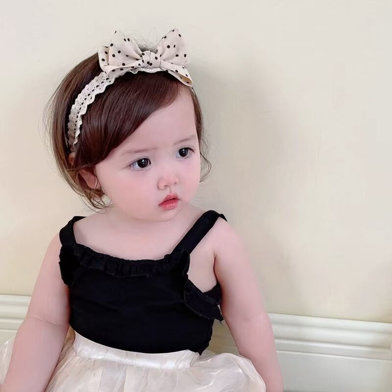 Baby Girl Princess Hair Band Infant Full Moon Bows — 1