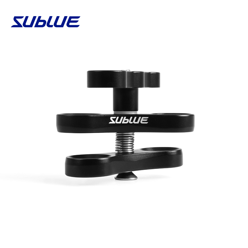 sublue Underwater booster Double ball butterfly clip Light clip photography equipment