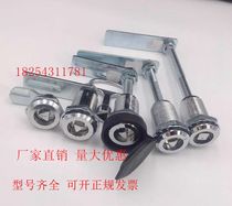 Large amount of stainless steel anti-theft manhole cover lock resin composite ball ink well cover dark lock triangle turn tongue lock