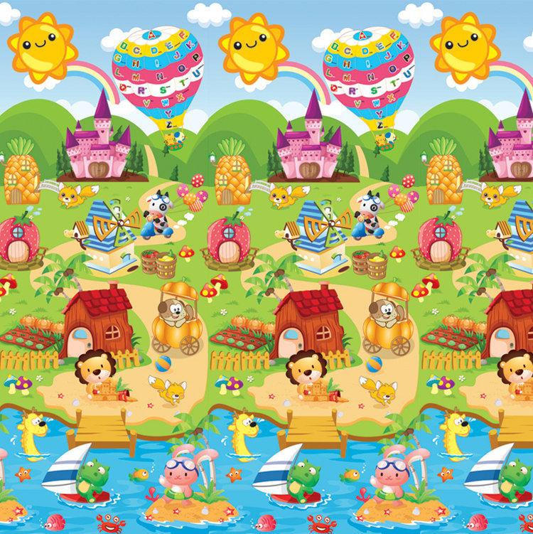 Детский складной игровой коврик для ползания Fantasy