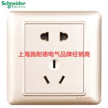 Schneider switch socket Ruwise Gold Series positive 5-hole with switch triple hole with switch USB five-hole package