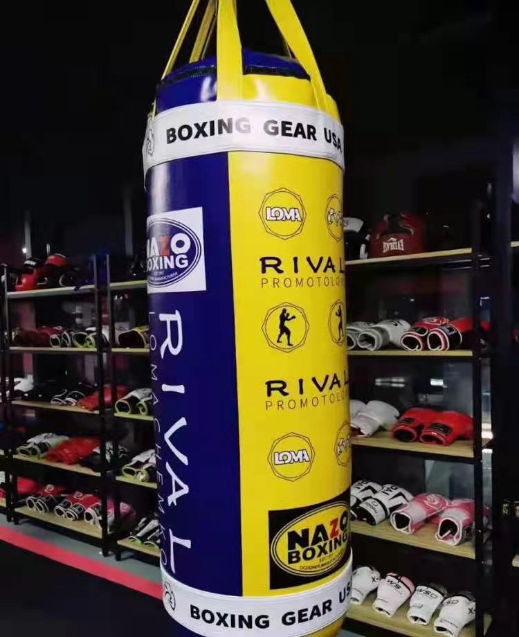 Fist Boxing Professional Hanging Style Suspension Boxing Sandbag Tai Boxing Loose Beating Super Slim Leather Sandbag Logo Free Custom