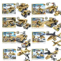 Khối xây dựng Lego lắp ráp đồ chơi giáo dục Trẻ em khối giáo dục xây dựng khối đồ chơi xe tăng khối xây dựng đồ chơi 10 đồ chơi cho bé gái