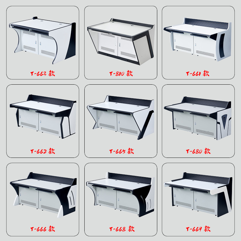 Monitor operating table command center dispatching desk dual link triple thickened wood set with control room console in desk-Taobao