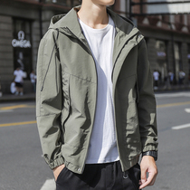 Mens coat 2020 Spring New Korean fashion fashion brand handsome youth casual Spring and Autumn wear Joker jacket mens thin