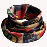 Демисезонный утепленный шарф, бархатный шарф-платок, универсальный модный фальшивый воротник, с защитой шеи