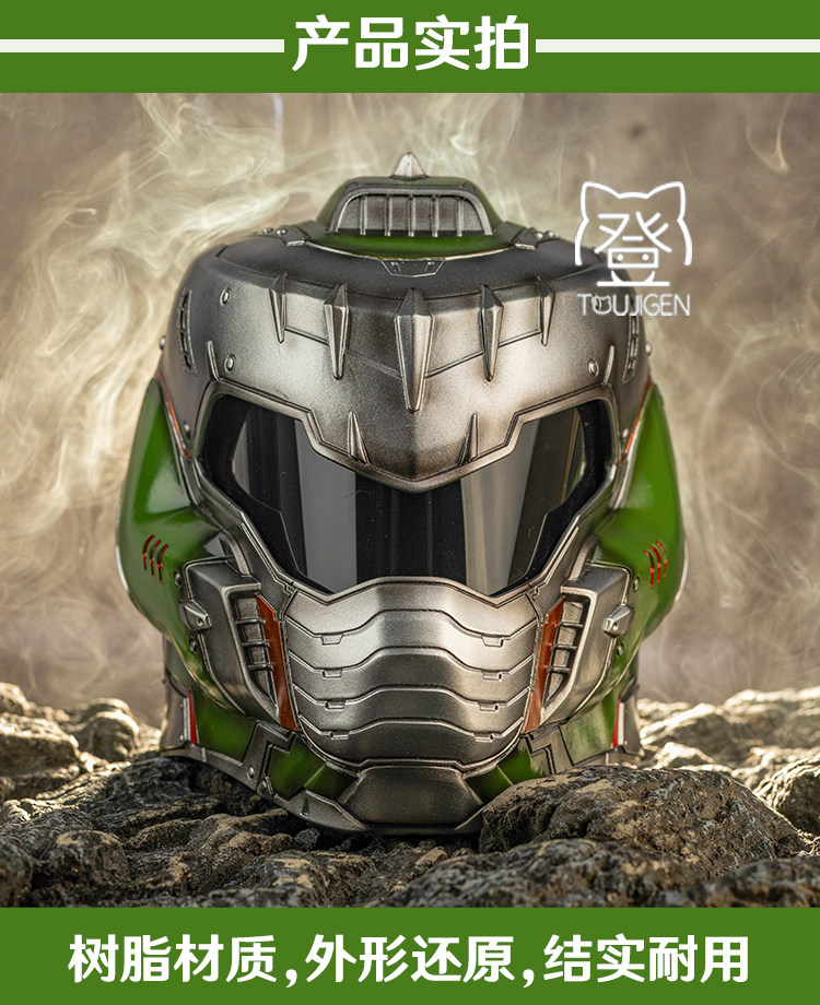 DOOM Eternal Slayer Helmet Resin Model Cosplay Figure Mask
