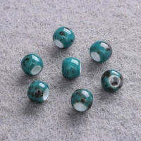 Пятна зеленые 6мм 20шт/упак.