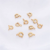 Медное ожерелье и браслет ручной работы, 14 карат, 18 карат, DIY