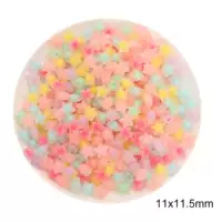 Звезда пятиконечная матовая 11мм, около 83 штук.