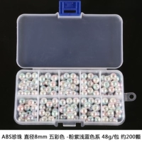 Розово-фиолетовый, синий, 8mm, широкая цветовая палитра