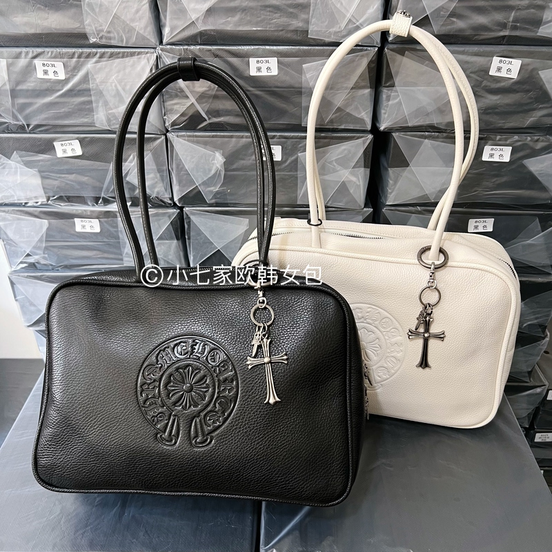 2025 New Genuine Leather Cross Bowling Bag for Women, Trendy Hobo Bag, Tote Bag, Fashionable Commuter Bag, Shoulder Bag