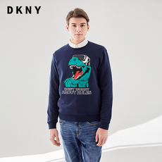 Толстовка dkny2020年秋季新品男士刺绣棉质圆领卫衣全棉套头t恤衫g0205z01