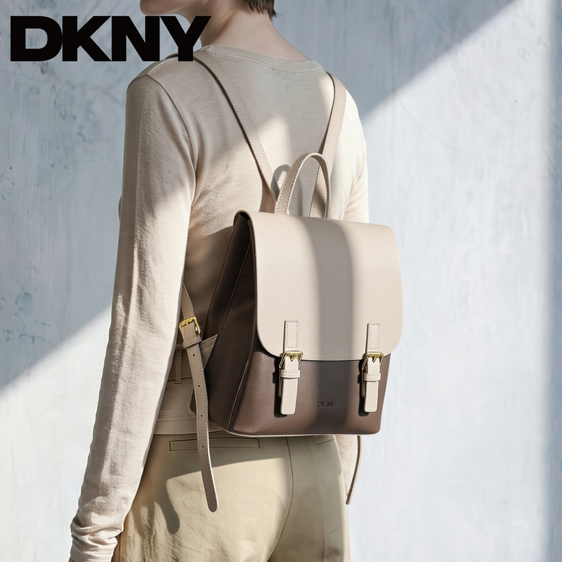 Dkny Tang Konaer Backpack, High-End Backpack, Large Capacity, Light Luxury, Lightweight Backpack, Commuter Student School Bag, Women's Bag Dkny Tang Konaer Backpack, High-End Backpack, Large Capacity, Light Luxury, Lightweight Backpack, Commuter Student School Bag, Women's Bag