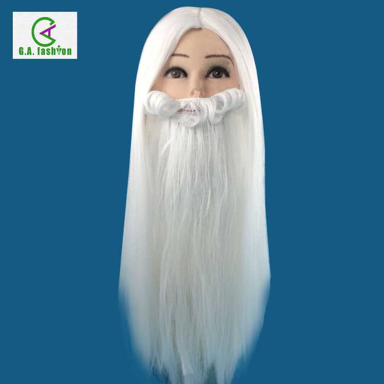 White Wizard Beard and Wig