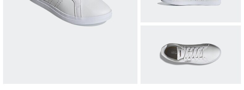 adidas 女士 休闲运动小白鞋 图7