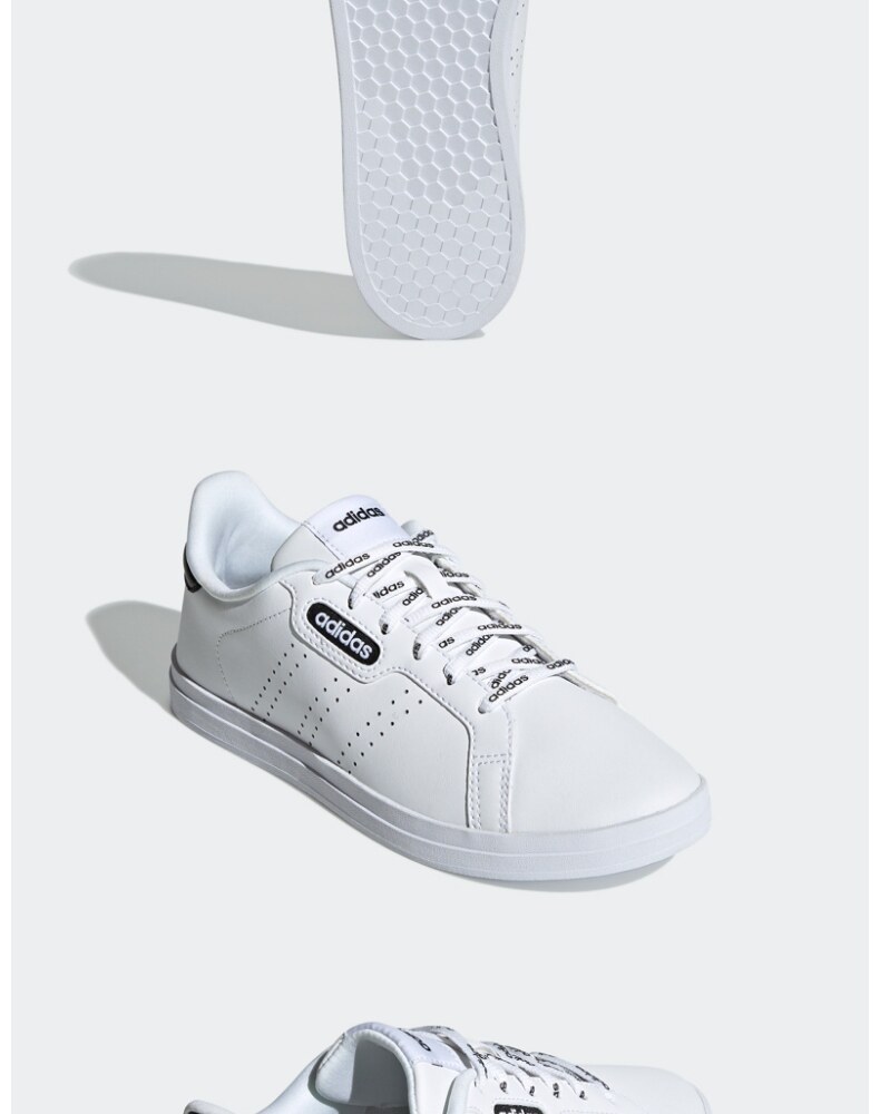adidas 女士 休闲运动小白鞋 图4