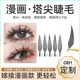 Cartoon-Style Tapered Eyelash Extensions, Camellia Fairy Lashes, Ultra-Soft Tapered Wet Eyelashes, Exclusive for Beauty Salons