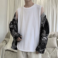 Mùa hè nam không tay vest cơ sở vest nam cotton thể thao thể thao thấm mồ hôi đáy áo sơ mi nam - Lót áo ba lỗ