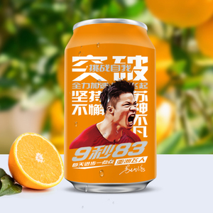 【健力宝官方】苏炳添签名照联名款330ml*12