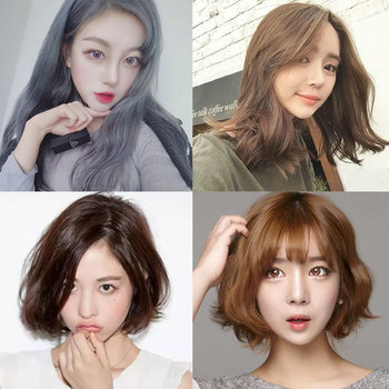 Baked Oil Hair Dye Chestnut Brown Plant Cover White Hair Natural Pure Natural Black Hair Dye Non-Irritating Does Not Hurt Hair