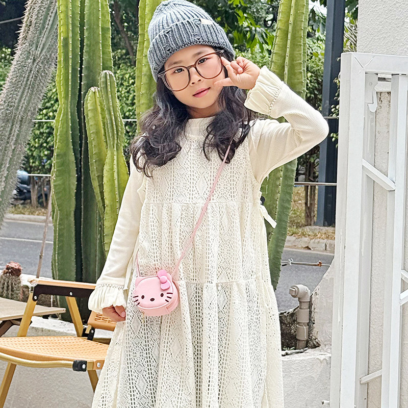 Little Girl's Cute Mini Purse for Going Out, Candy Coin Purse, Children's Mini Bag, Girl's Cat Crossbody Bag, Stylish and Portable