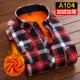 Áo nhung cộng nam tay dài ấm áp mùa đông 2018 mới dày trẻ trung đưa bố một chiếc thắt lưng cashmere