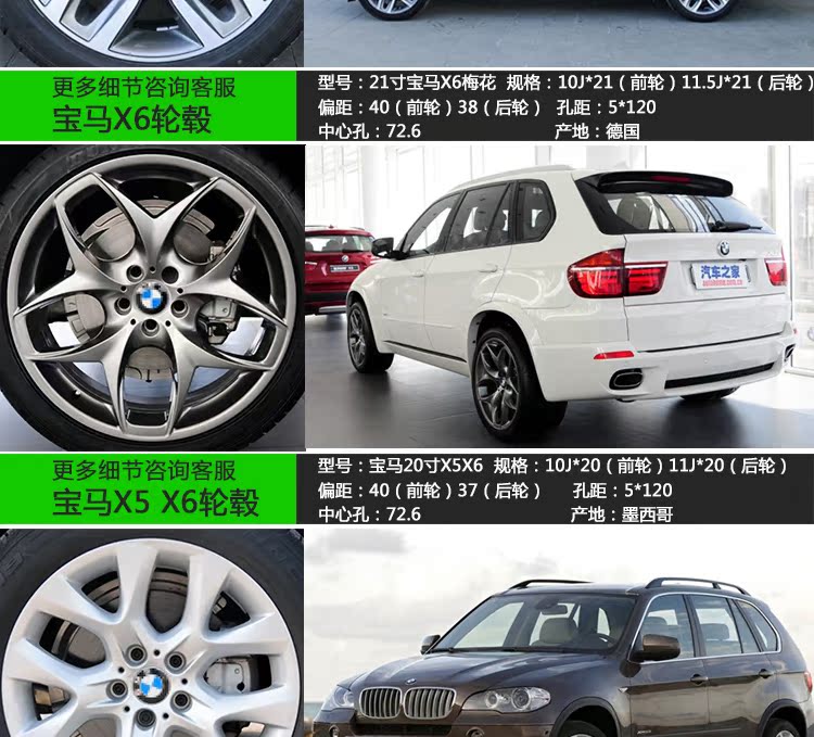 Áp dụng bánh xe BMW x5x6 18 inch 19 inch 20 inch 21 inch X5M X6M vòng thép nâng cấp sửa đổi vành lốp nhập khẩu - Rim vành ô tô