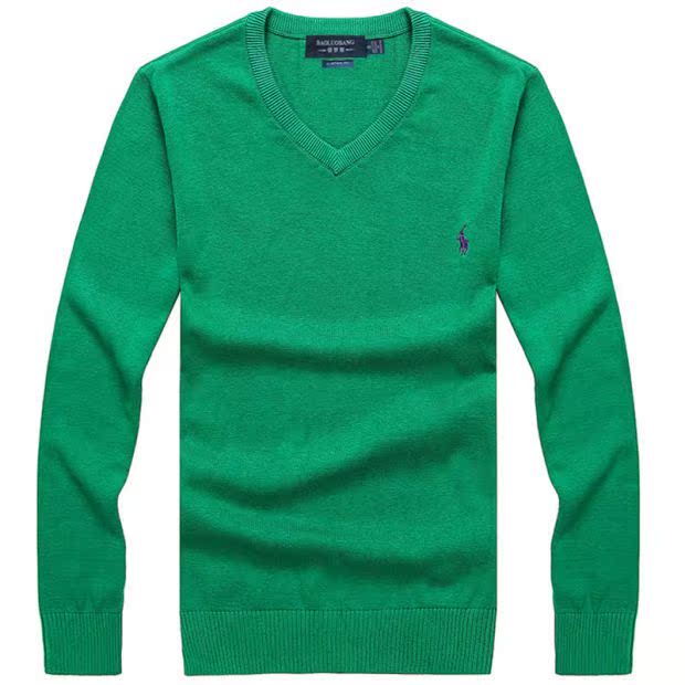 Áo cotton mùa đông Paul V-cổ chạm đáy áo len dài tay Hàn Quốc áo len thủy triều Slim kinh doanh áo len nam - Hàng dệt kim áo khoác nam