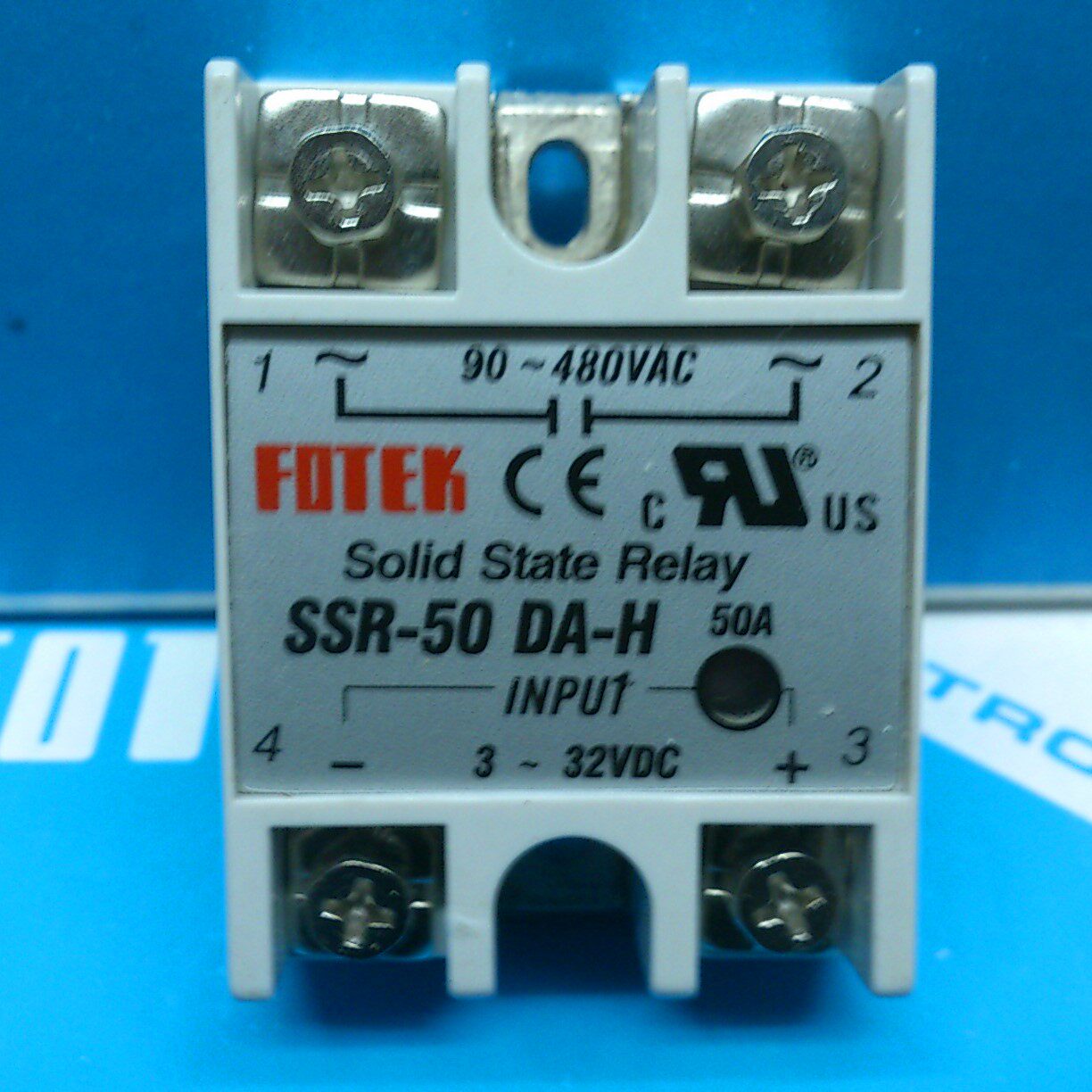 Single-phase solid-state relay SSR-50DA-H DC control AC DC-AC high pressure type 50A-Taobao