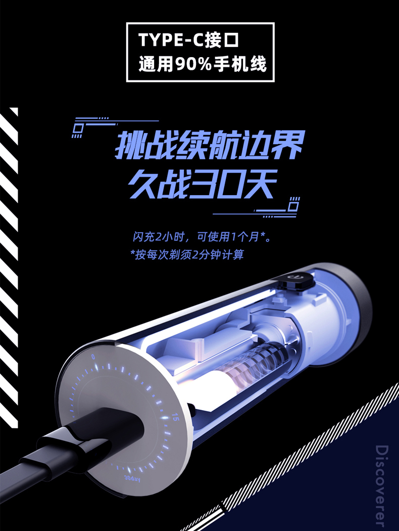 小米生态链 全身可水洗 须眉 充电剃须刀 券后99元包邮 买手党-买手聚集的地方