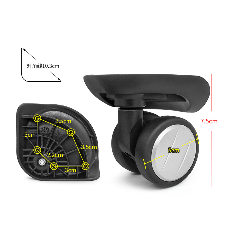 W222 # Suitable for Replacing the Wheels of Samsonite Luggage, Wheel B2. # 31/A1 # 31 Universal Wheel Accessories Sliding Roller