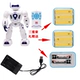 Robot đồ chơi trẻ em thông minh điều khiển điện từ xa chiếu sáng câu chuyện sạc cơ khí chiến tranh trai gái tặng quà đồ chơi mini