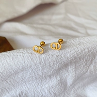 3360cd буквы небольшие серьги