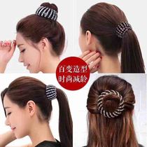 Korean version rhinestone hairpin large and medium birds nest Ponytail buckle chuck flower plate hair device Yiwu small commodity supply mixed batch