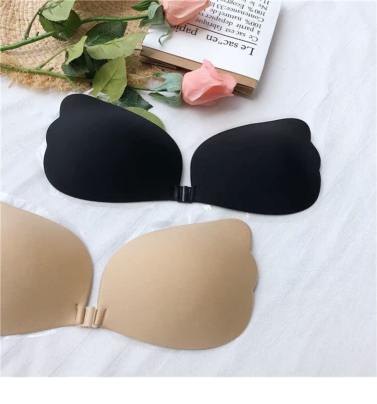 Silicone áo ngực vô hình dán ngực nhỏ tụ tập đám cưới chống trượt trên núm vú dày lên mà không có dây đeo vai mà không có dấu vết của đồ lót làm đẹp các loại đồ lót