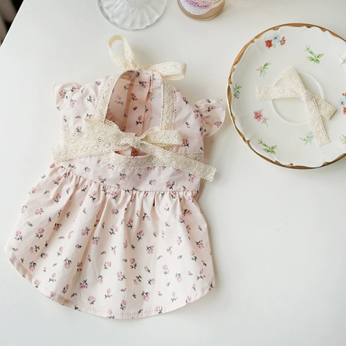 Благодарность домашняя питомец роза Принцесса Юбка Малзис Беркоса Кука Летняя кошачья собака одежда маленькая собака