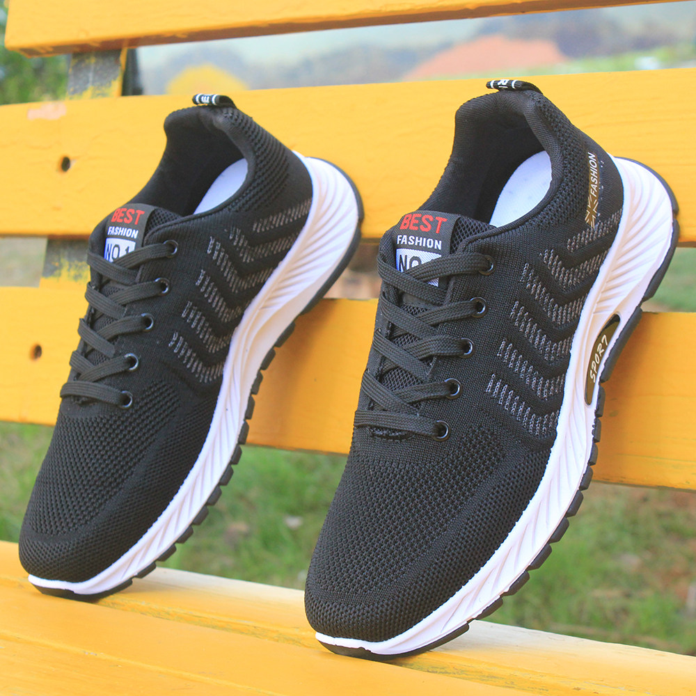 Summer breathable shoes work shoes anti-odor hollow casual shoes, sports shoes, soft sole student shoes tide