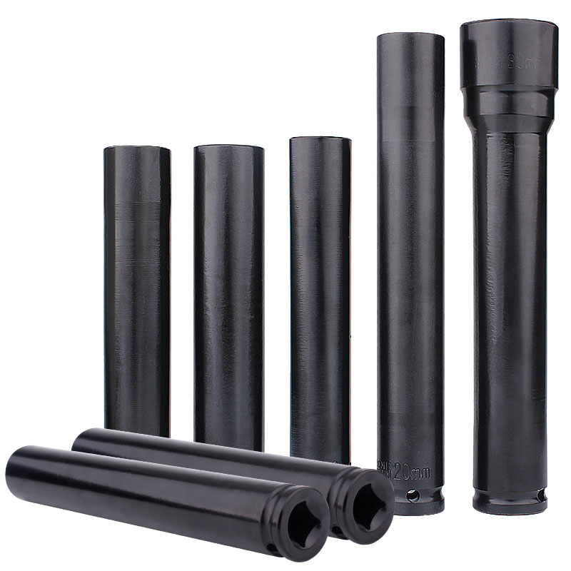 Sleeve electric screwdriver lengthened pneumatic wrench hexagonal sleeve head 1 2 pneumatic wrench 150-200mm electric screw driver sleeve