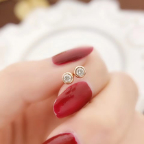 Art Qi Jewelry 18K Gold Bubble Diamond Earrings Earrings Earrings Diamond Ring Custom Platinum Diamond Ring