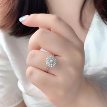 Artistes Jewels Jewels Jewels Jewels Jewels Jewels Diamond Female Ring Luxury Group Inlaid With Great Carra Female Ring Diamond Ring