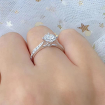 Art Qi Jewelry 18K Gold Courting of Engagement Diamonds Women Ring Diamond Lady Ring Withdrawal Nude Drill Customised