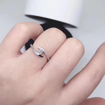 Art Qi Jewelry Courting Wedding Group Inlaid Diamond Ring Jewellery Nude Drill Custom 18K Gold Female Diamond Ring