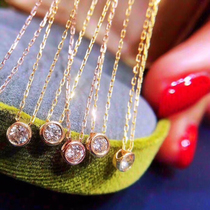 Art Qi Jewellery 18K Rose Gold Necklace Woman Diamond Pendant Platinum Diamond Necklace Woman 100 lap necklace