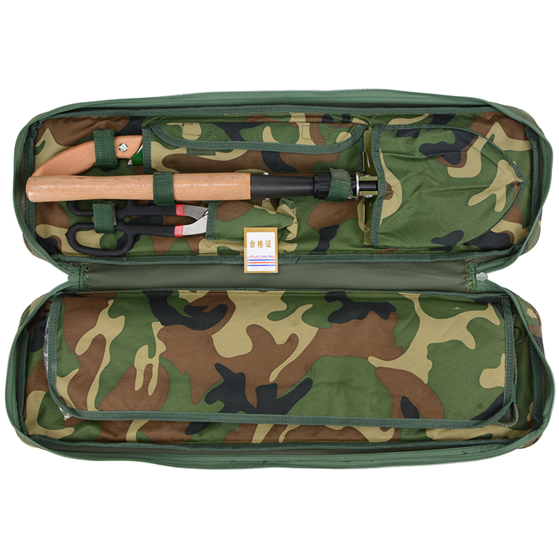 No. 6411123 engineer civil tool kit shovel pick axe hand saw steel hammer crowbar fire fighting combination set